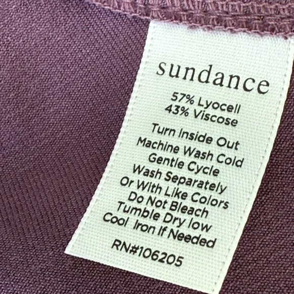 Sundance Eggplant Long Sleeve Midi Button Down Dress Size Medium - Picture 10 of 11